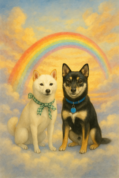 Custom Pet Puzzle - Your Pet, Turned Into a Star - Rainbow Bridge/Memorials
