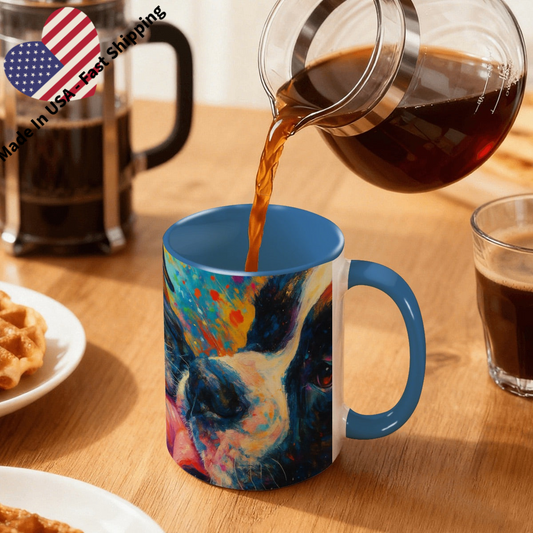 Custom Pet Art Mug – 15oz- (Made in USA - Fast Shipping)